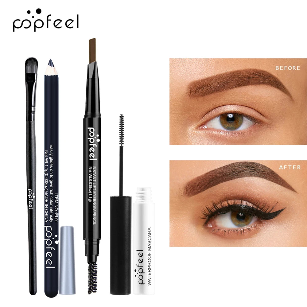 Eye Makeup Set, Eyeshadow Palette, Eyeliner, Mascara, Eyebrow Pencil, Makeup Tool Set Box, Gifts For Women