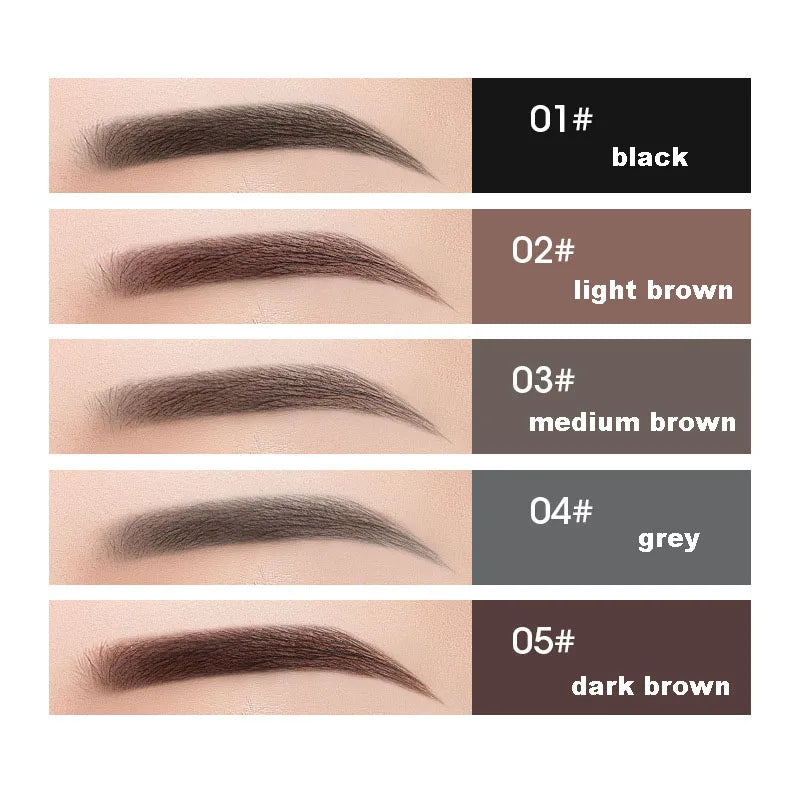 5 Colors Eyebrow Cosmetics Pencil Waterproof