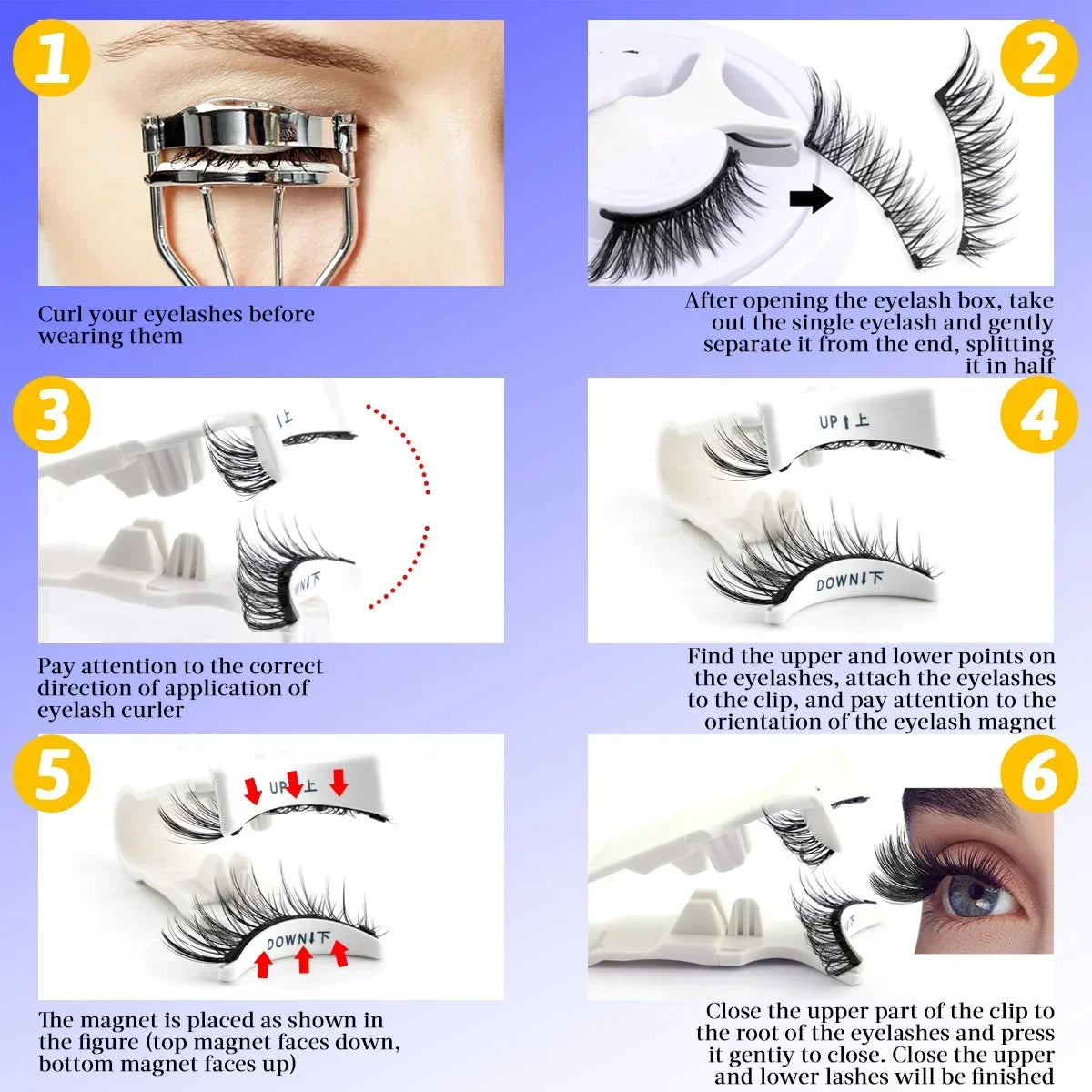 Hot Magnetic Eyelashes Set
