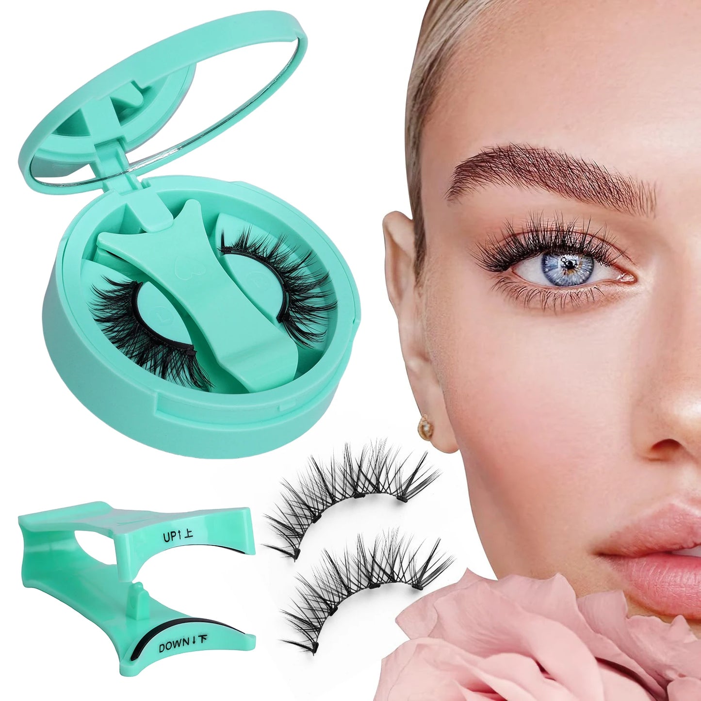 2 Pairs Magnetic Eyelashes Set