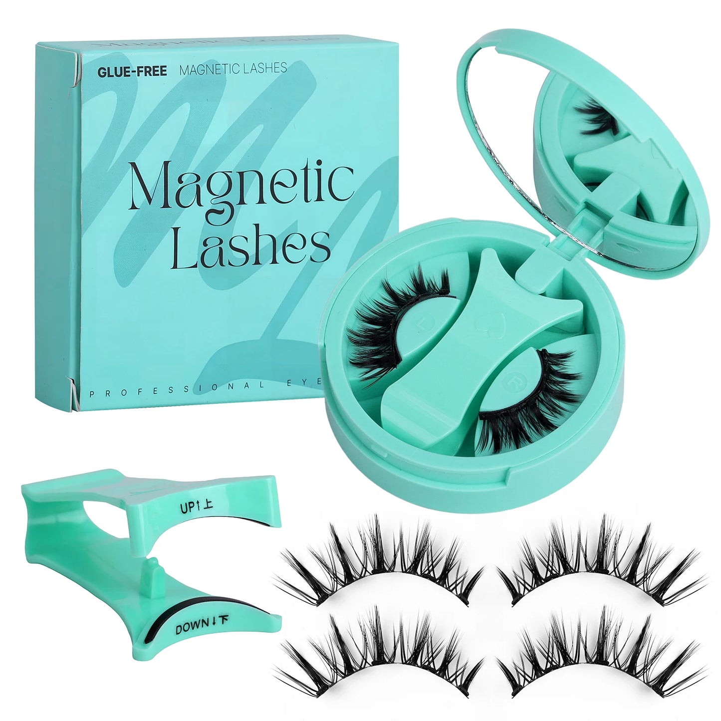 2 Pairs Magnetic Eyelashes Set