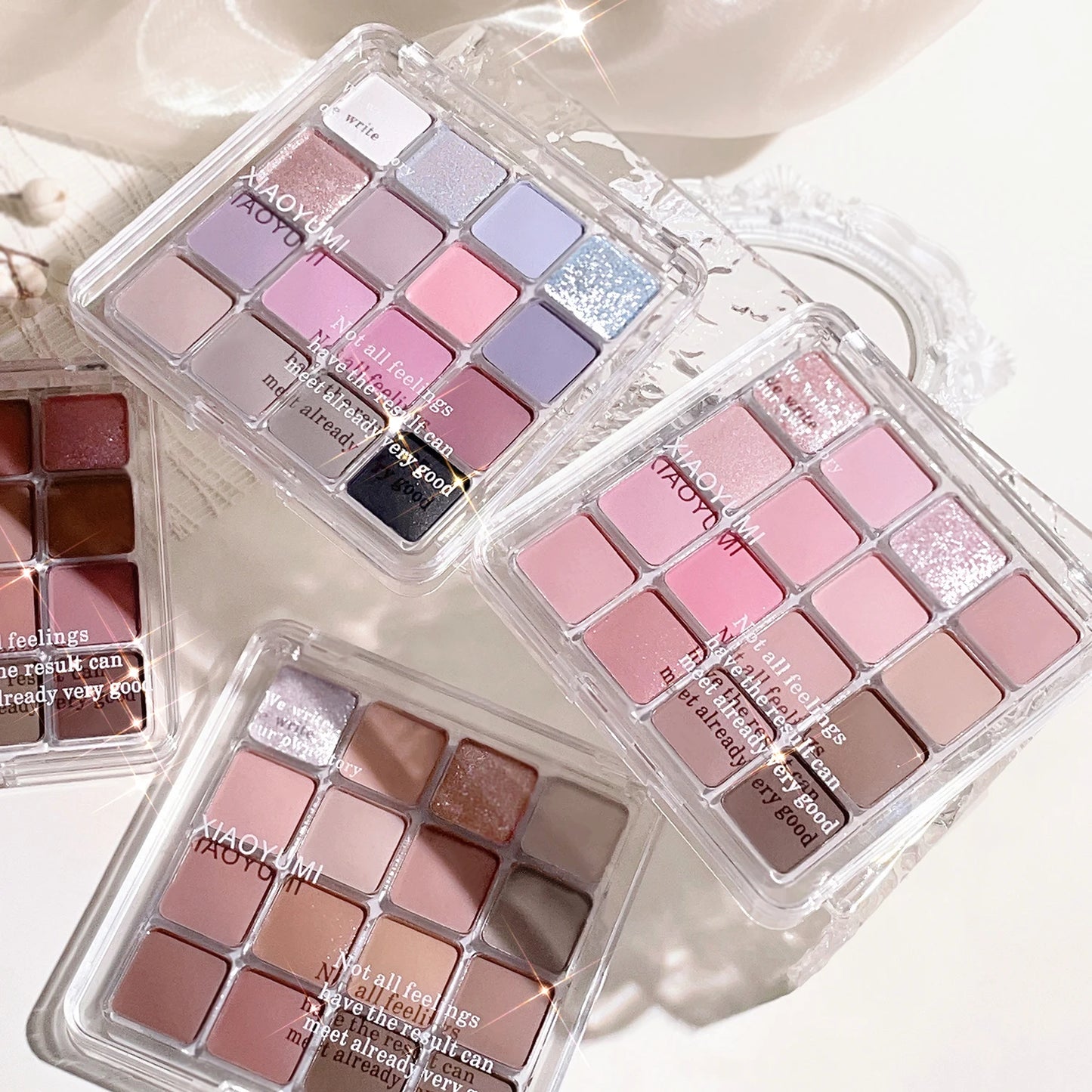 sunset magic eye shadow plate pearl matte