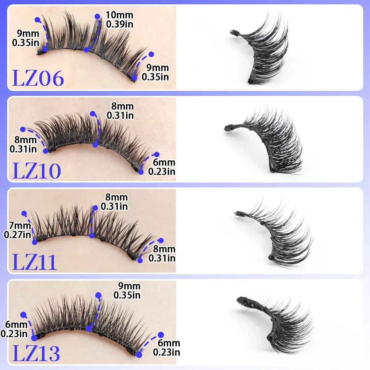Hot Magnetic Eyelashes Set